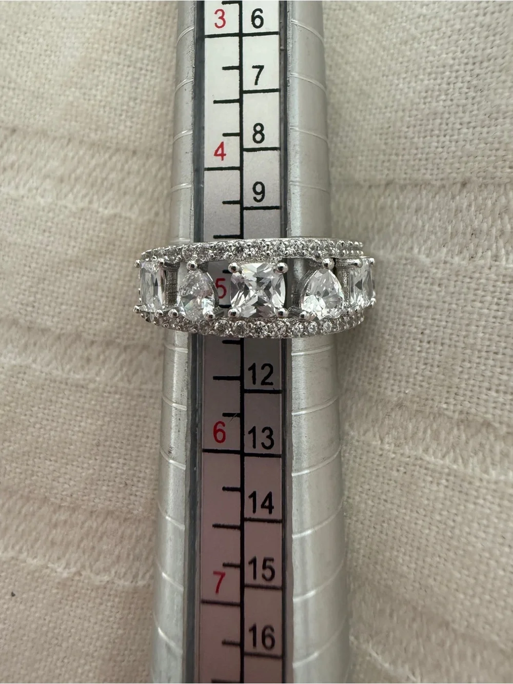Diamonique qvc sterling